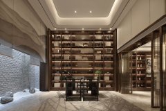 木质隔绝距离的制型给人隔而不竭的视觉效